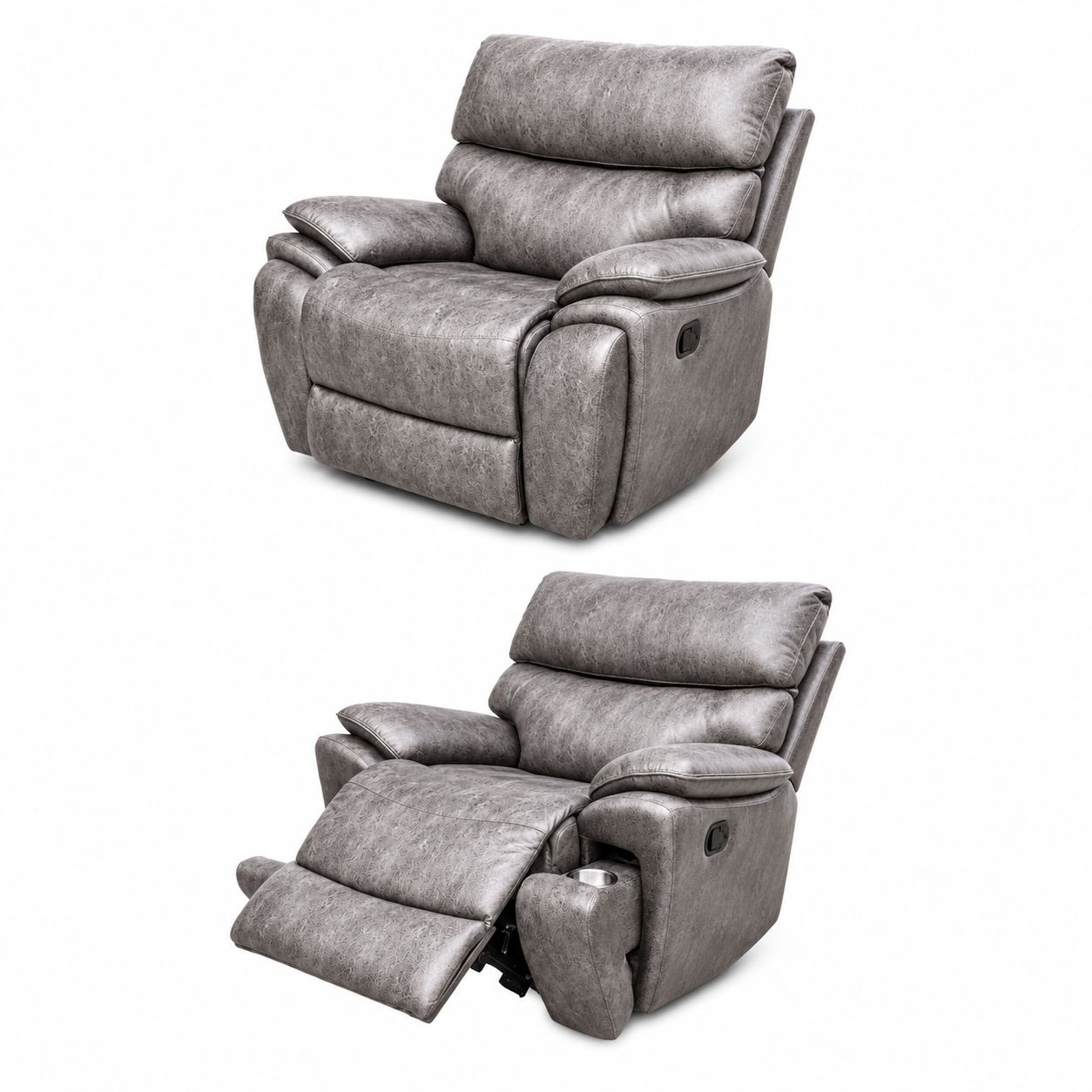 كرسي استرخاء ثابت مفرد SF-13 DARK GREY - الصورة 3