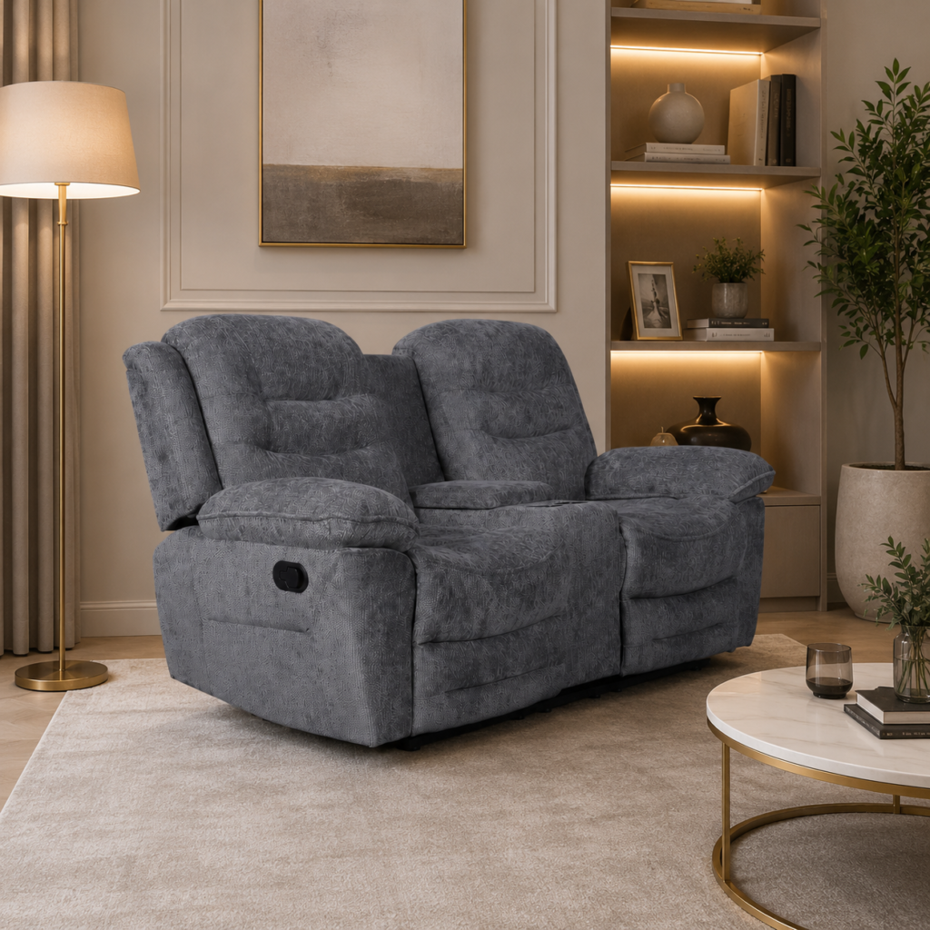 كرسي استرخاء ثابت ثنائي SF-19 GREY